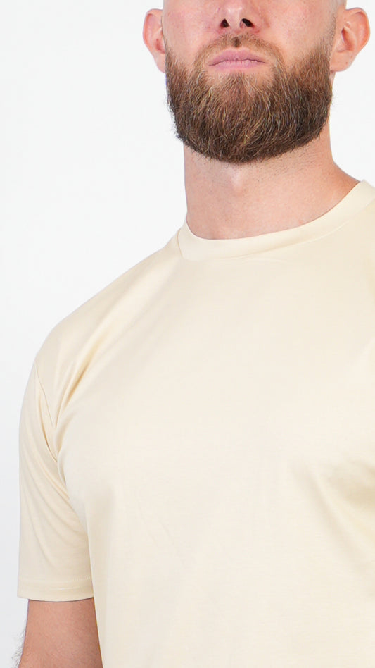 T-SHIRT  • SLIM FIT • BEIGE